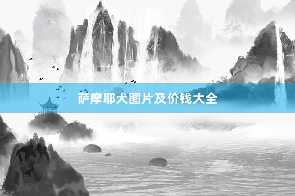 萨摩耶犬图片及价钱大全